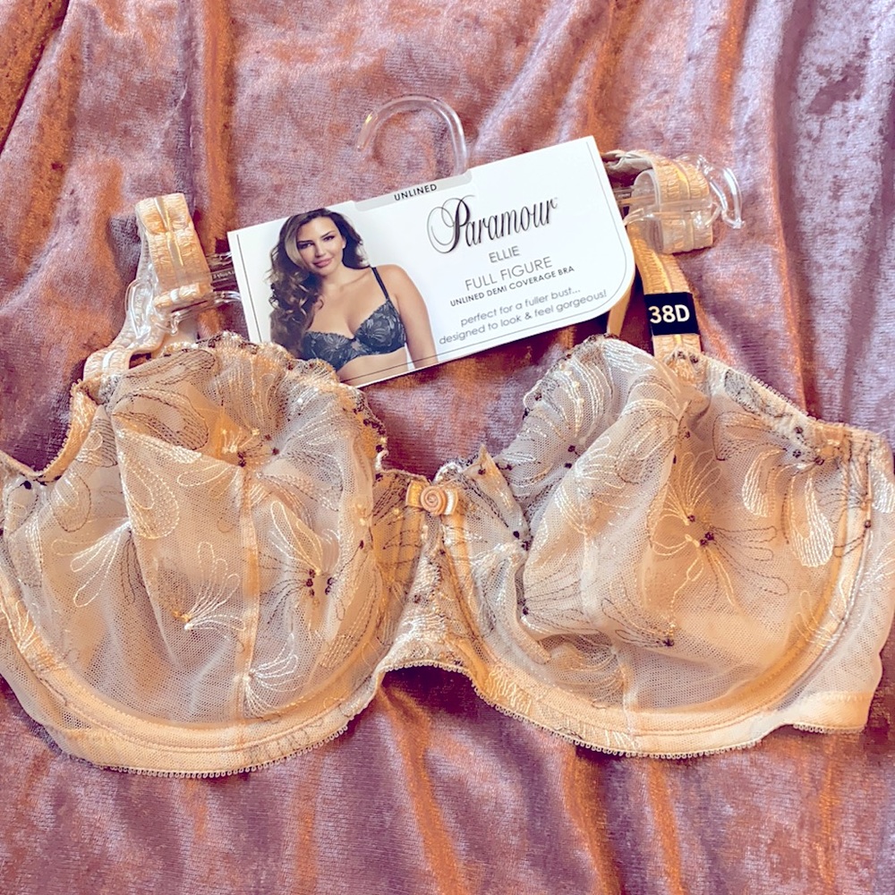Paramour Full figured Demi bra unlined 38D